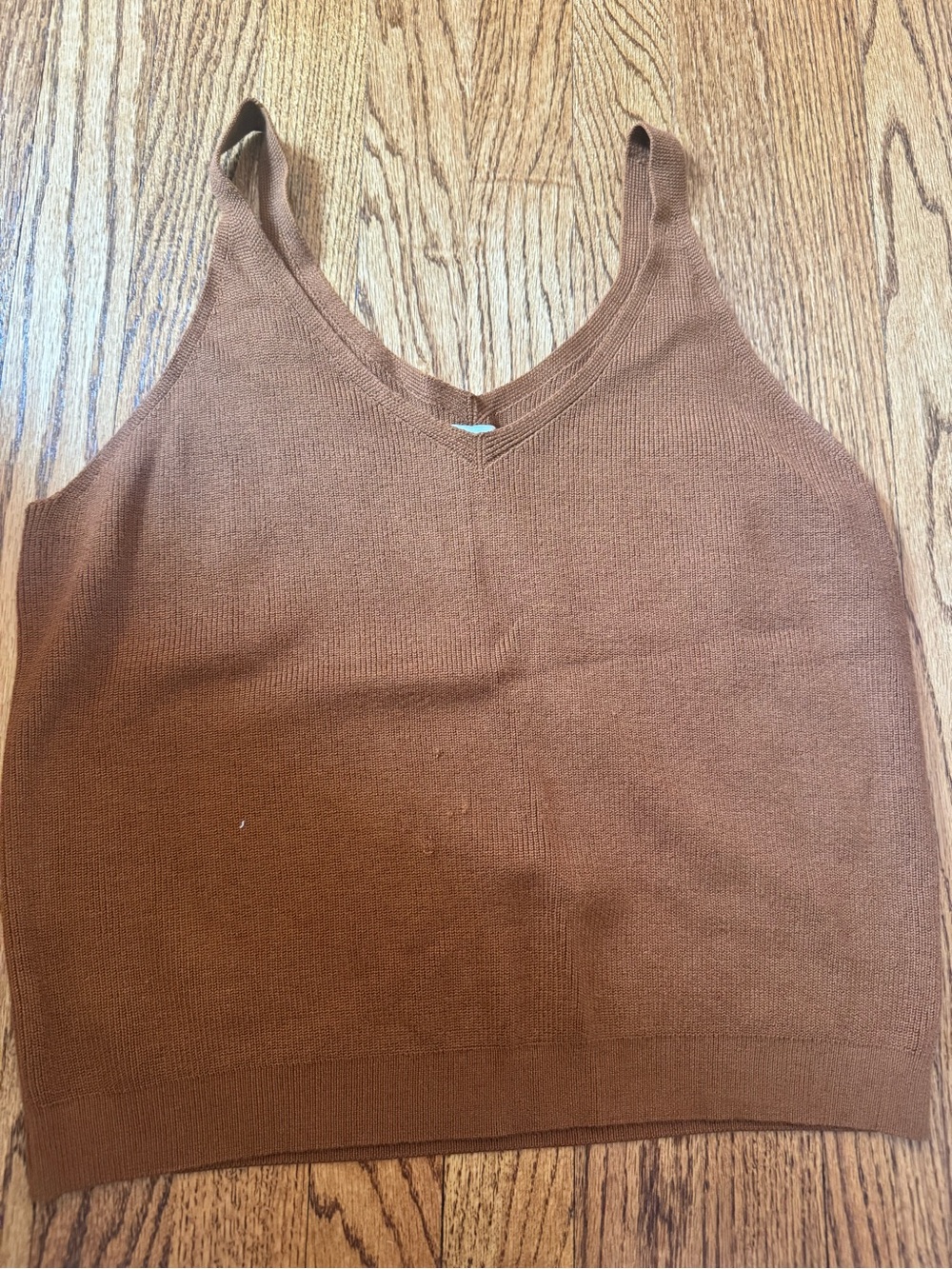 A New Day V-Neck Knit Tank Top